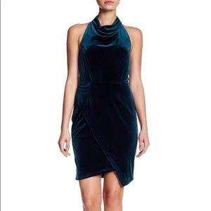 Betsey Johnson Velvet Green Dress